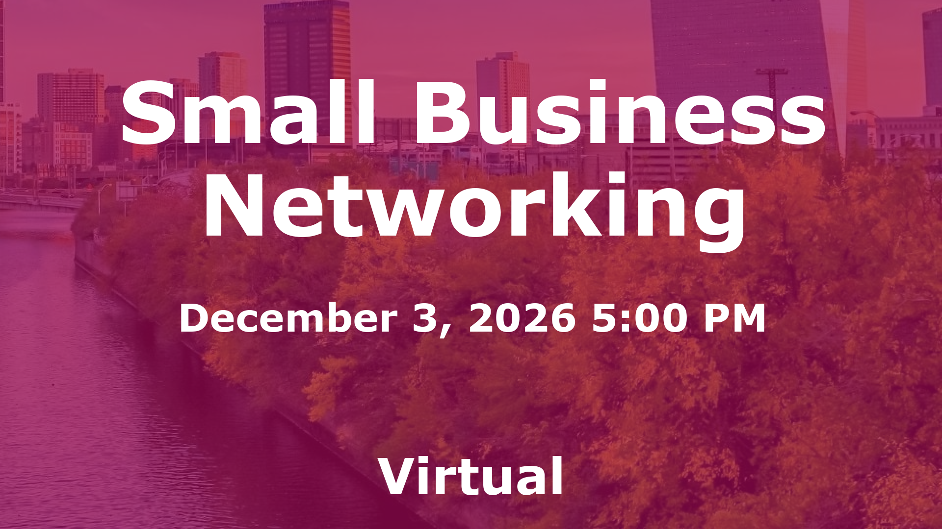 Small Business Networking event image